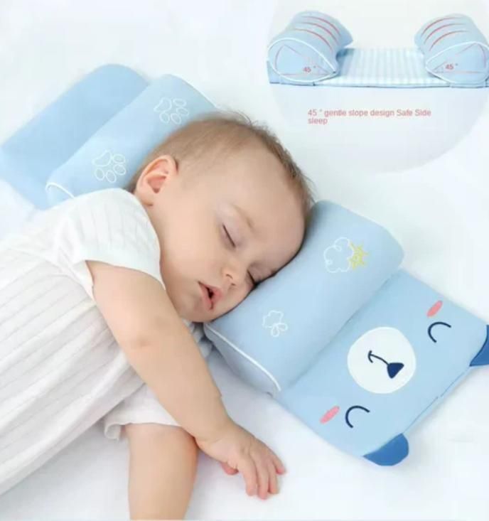 Baby Head Shaping Pillow – Memory Foam Infant Support for Flat Head Prevention (0-12 Months)