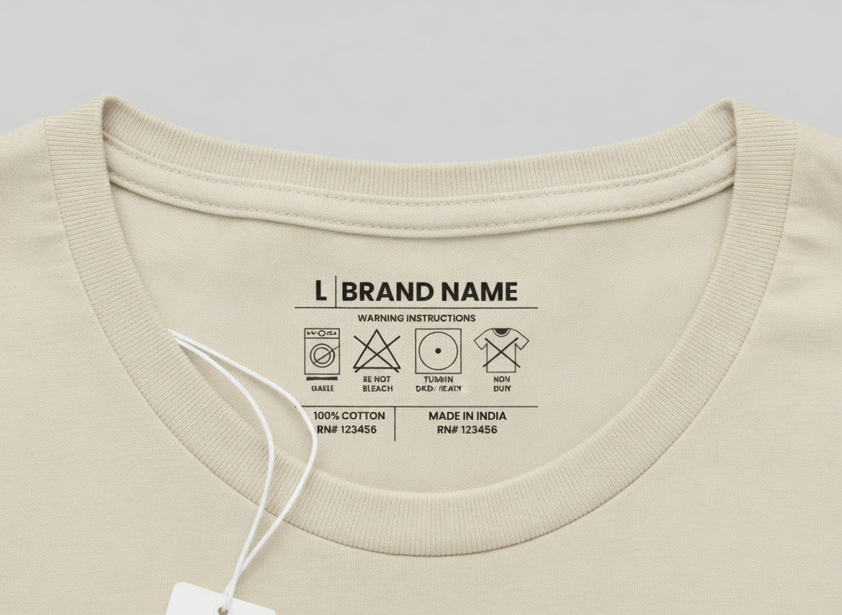 Premium Custom Collar Branding for T-Shirts FREE
